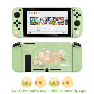 Geekshare Nintendo Switch Protective Shell 4PCS Thumbstick Cap Parrot Bird Skin - Picture 1 of 23