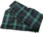 Vintage Ll Bean Black Watch Plaid Wool Flat Front Bell Bottoms Size 10 Nice!
