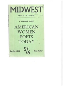 MIDWEST MAGAZINE OF POETRY & OPINION, AMERICAN WOMEN POETS TODAY, SPRING 1963 - Picture 1 of 3