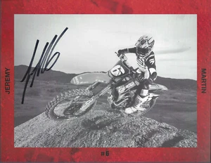 SIGNED 2020 JEREMY MARTIN "GEICO HONDA 250 #6 MONSTER ENERGY SUPERCROSS HANDOUT  - Picture 1 of 1