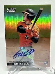 2021 Topps Stadium Club Base Chrome Auto /25 Ryan Mountcastle #30 Rookie RC Rare - Picture 1 of 2