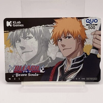 Tarjeta BLEACH Ichigo Kurosaki Brave Souls K Lab Games Quo usada anime limitado de Japón Foto 1 de 4