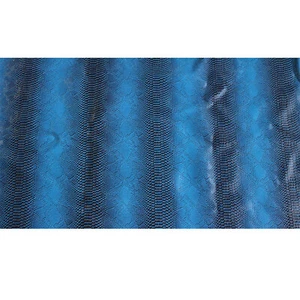 SHIPS FOLDED SNAKE SKIN SCALE 3D Texture Faux Leather Upholstery Vinyl Fabric  - Picture 1 of 20