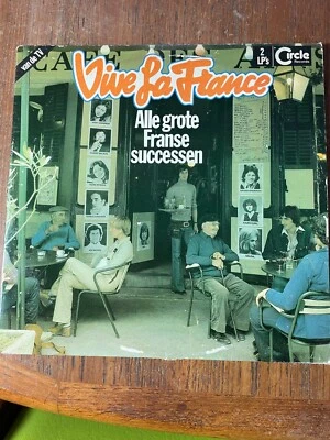 Vive La France 1 - Alle Grote Franse Successen (Holland) Double-LP Vinyl - Image 1 of 4