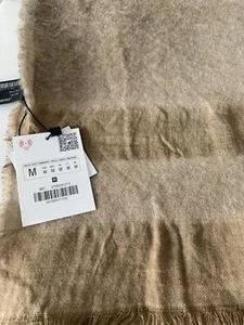 ZARA Women's Winter Scarf (Beige, Size: Medium) - Picture 1 of 8