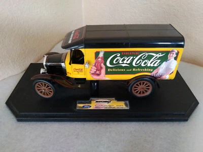 Matchbox Ford Model TT Coca-Cola Yellow Delivery Truck 1:18 Diecast Model Car - Image 1 of 4