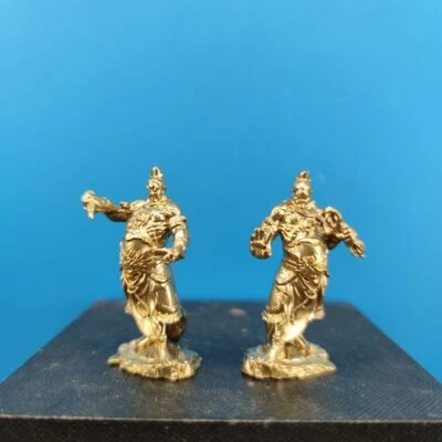 Puerta de latón Dios Voluntad Coche Ornamento Dobladillo Ha Erjiang Dharma Protector Dios Secreto Foto 1 de 4