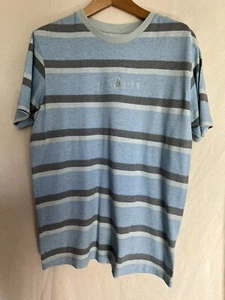 PACSUN Blue Gray Striped Yin Yang T-Shirt Size Medium RN 150631  - Picture 1 of 6