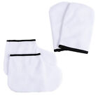 4 Stck. weiße Wachshandschuhe Socke für wärmeres Paraffinbad