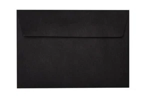 25 B6 Umschläge mit Haftsteifen 125x176 mm in Schwarz - Bild 1 von 6