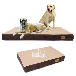 XXXL Orthopedic Dog Bed Mattress Pet Cushion Crate Memory Foam Reduce Joint Pain - Picture 1 of 26