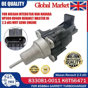 For Nissan NAVARA NP300 NV400 Renault Master III 2.3 dCi M9T Gen6 Turbo Actuator - Picture 1 of 7