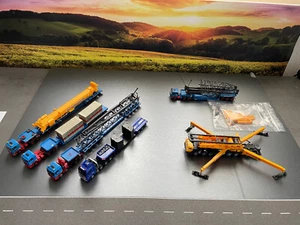 Liebherr LTM 1800 gru mobile Kibri (Schmidbauer) + 5 x trasporti pesanti 1:87 - Foto 1 di 15