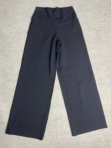 Paris Georgia Womens Wide Leg High Rise Black Pants size S No pockets Stretchy - Picture 1 of 8