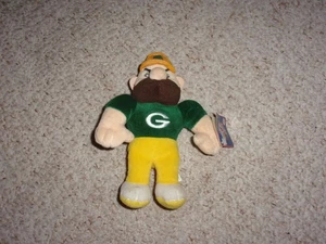 NFL Kickoff Football 1999 Green Bay Packers Mascota Stuffins (8 1/2" de largo) - Imagen 1 de 2