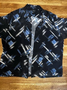 Claiborne 100% Seide Herren Hemd mit Knopfleiste XL - Bild 1 von 3