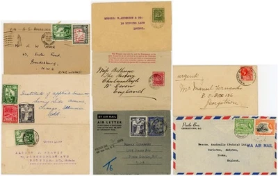 CUBIERTAS GUYANA BRITÁNICA 1900-1967 + PAPELERÍA 8 ARTÍCULOS Foto 1 de 4