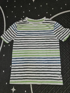 Tommy Bahama T Shirt Boys Size 7/8 Striped Short Sleeves - Picture 1 of 6