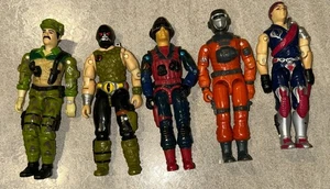 5 Stück GI Joes* Eisenschrott, Barbecue, Tomas Crimson, Croc Mstr & Leatherneck - Bild 1 von 11