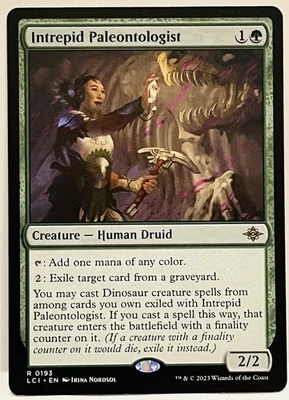 Intrepid Paleontologist -#193-MTG- The Lost Caverns of Ixalan-Regular-NM - Image 1 of 2
