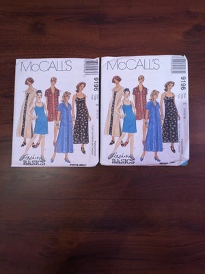 VTG OOP McCalls 9196 Misses' Dress Slipdress Fashion Basics SZ 8-18 UC FF - Image 1 of 4