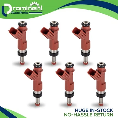 6 inyectores de combustible para Toyota Highlander 2008-2013 3,5 L V6 reemplazo FJ763 2320931050 Foto 1 de 4