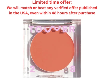 Tower 28 Beach Cream Blush Sun Kissed| Cheeks & Lips |Rush Hour| Clearanc Sale - Image 1 of 4