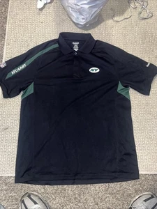 Reebok New York Jets Polo Erwachsene Large schwarz/grün Herren bestickt - Bild 1 von 9