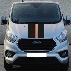 Ford Transit Custom MK7/8/9 Front and Rear Van Stripes Graphics Stickers FORD02 - Picture 1 of 3