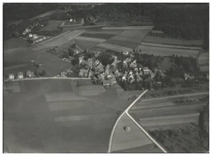 ZZ-1382/ Wallrabs bei Hildburghausen Foto Luftbild 18 x 13 cm ca. 1938 - Picture 1 of 2