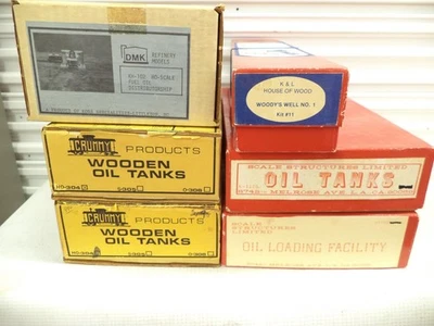 SS Limited/others HO Oil Tanks + other Building kits, (lot sb) - Image 1 of 4