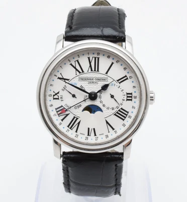 ▶️ Reloj Hombre [Exc+5] Frederique Constant FC-270X4P4/5/6 Clásico Fase Lunar Foto 1 de 4