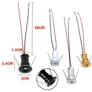 1W Mini-LED-Einbauleuchte Downlight Einbaustrahler Deckenleuchte DC 12V / 220V - Picture 1 of 9