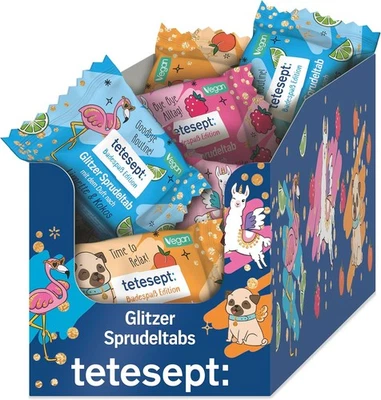 Tetesept Badespaß Edition Glitzer Sprudeltab | 1 x 30 | Fruchtig-frische Düfte - Bild 1 von 3