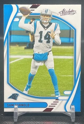 2021 Panini Absolute Sam Darnold Red Foil  - Image 1 of 2