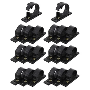 20 Pcs Rückkleber -Drahtklamme Kabelclips Für Zu Hause Selbstklebende - Afbeelding 1 van 12