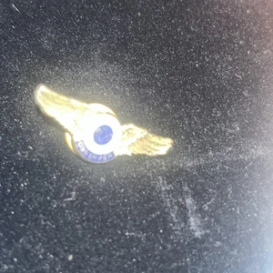 Vintage U.S. Air Force Observer Wing Pin Enamel - Picture 1 of 3