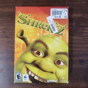 NEW SHREK 2 SEALED SMALL BOX MAC OS 10 X CD-ROM MACINTOSH APPLE 2004 - Picture 1 of 11