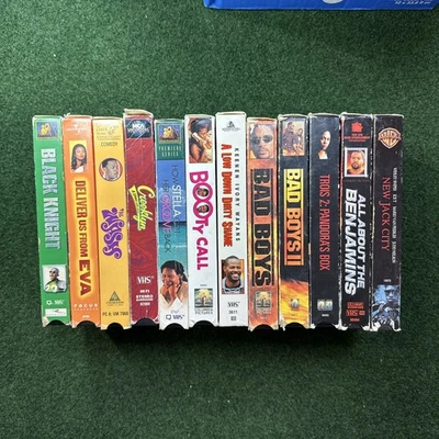 12 Tape Vintage VHS Lot – Black Cinema, 90s Classics, Comedy, Drama | Rare - Image 1 of 4