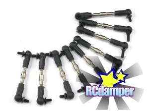TITANIUM TIE-ROD TURNBUCKLE 9PCS FOR TAMIYA TA05 IFS CHASSIS TA-05 - Picture 1 of 1