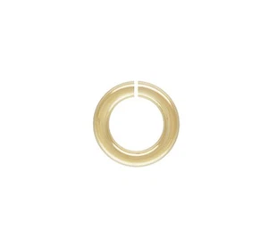 14k Gold Gefüllt 18ga 4 mm Offene Sprungringe 10 Stck. #6532-4 - Bild 1 von 1
