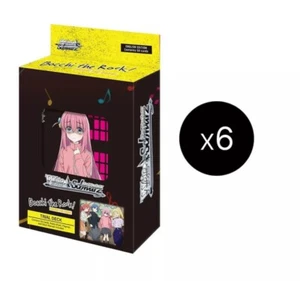 Weiss Schwarz TCG Bocchi the Rock Trial Deck Display of Factory Sealed Decks - Picture 1 of 1
