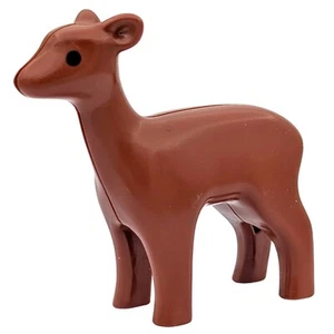 Playmobil 123 Brown Deer Forest Animal Loose Figure - Picture 1 of 1