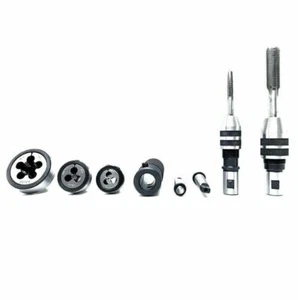 1MT Drehbank Reitstock Gewindebohrer- und Matrizenhalter-Set Gleitend... - Bild 1 von 14