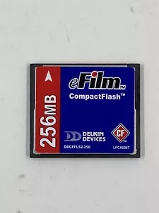 eFilm 256MB Megabyte Delkin Devices CF Compact Flash Memory Card - Picture 1 of 2
