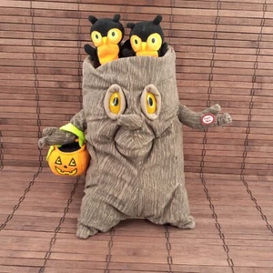 Hallmark Halloween Animated Spooky Tree Sings Addams Family Light Up 12" Plush - Picture 1 of 11