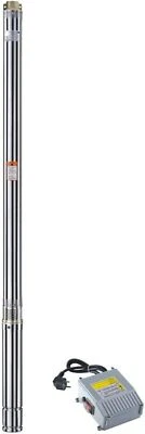 CHM GMBH Brunnenpumpe 2,5 Zoll 750 Watt 4,8 Bar 2600 L/h Pumpe Zisterne Tiefbrunnenpumpe