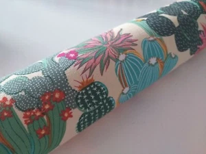 NEW Door stopper snake sausage draught wind stop. Many sizes-Aust. made-Cactus - Picture 1 of 11