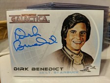 2004 Complete Battlestar Galactica Dirk Benedict A2 Autograph Card - Lt Starbuck