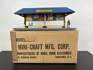 Mini-Craft PHILADELPHIA Passenger Waiting Station Masonite BOX American Flyer - Picture 1 of 24